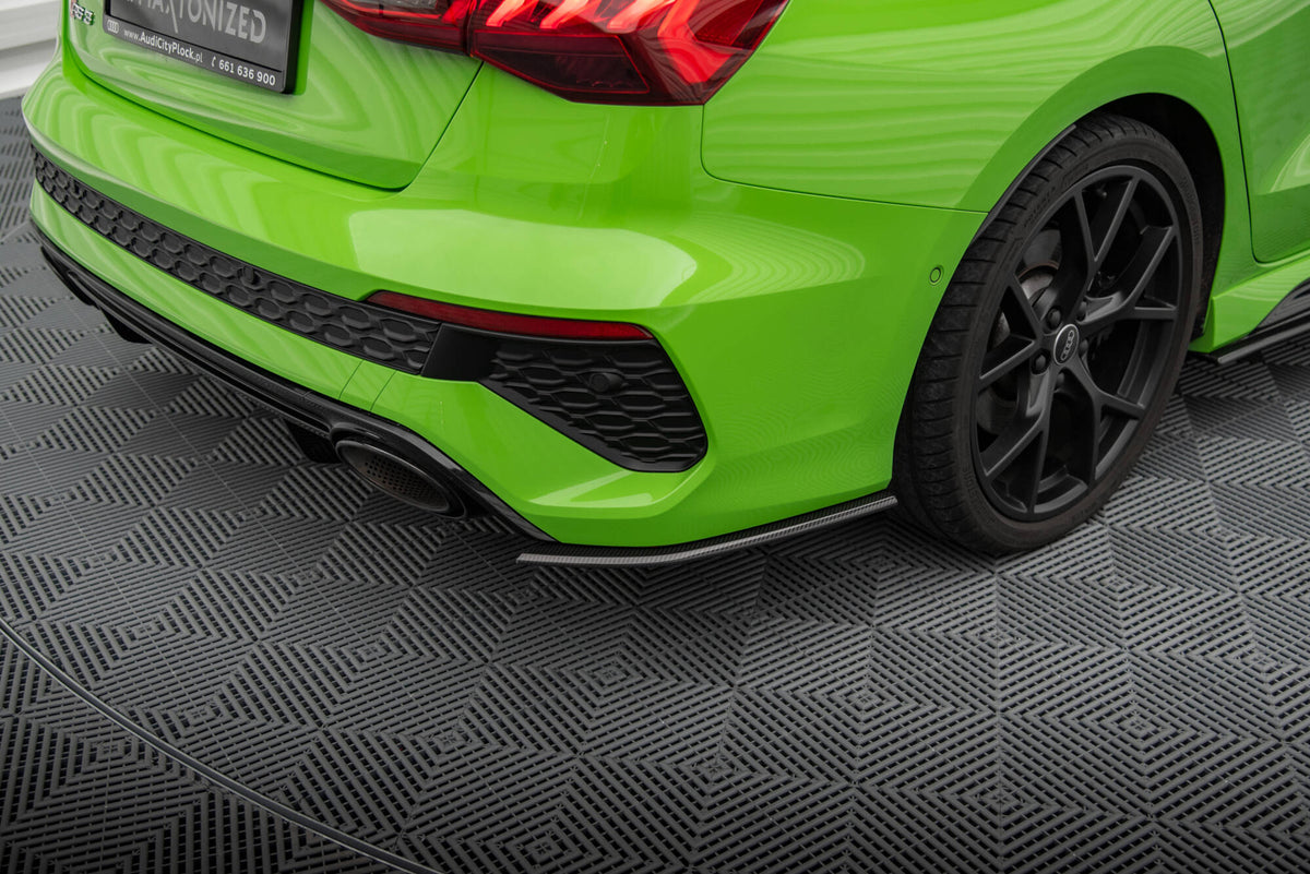 Prepreg Carbon Fiber Heck Ansatz Flaps Diffusor passend für Audi RS3 Limousine 8Y – Ansicht 3