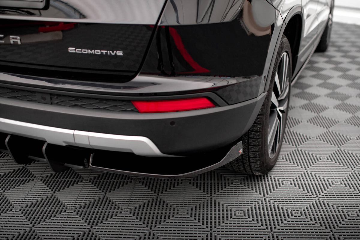 Heck Ansatz Flaps Diffusor passend für Seat Ateca Mk1 schwarz Hochglanz – Ansicht 1