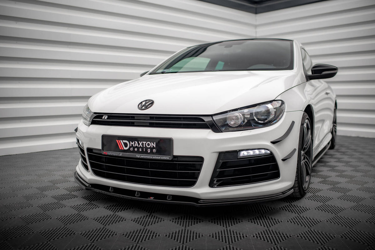 Street+ Spoilerlippe Front Ansatz passend für VW SCIROCCO R schwarz Hochglanz – Ansicht 3