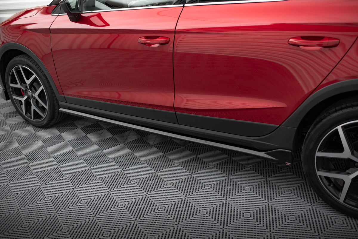Street+ Seitenschweller Leisten passend für Seat Arona FR Mk1 schwarz Hochglanz – Ansicht 6