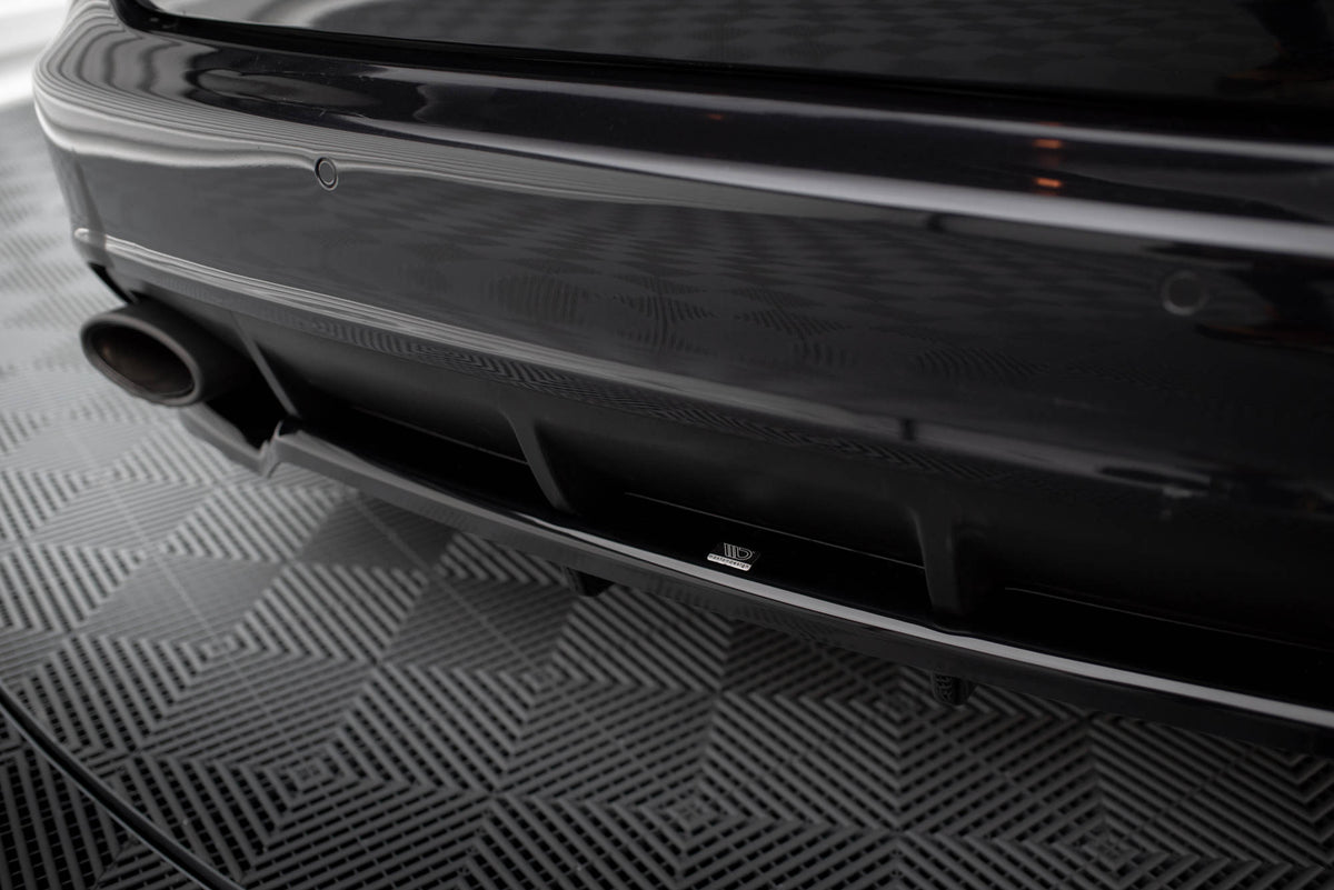 Street+ Mittlerer Diffusor RACE passend für Audi RS6 Avant C6 schwarz Hochglanz – Ansicht 4