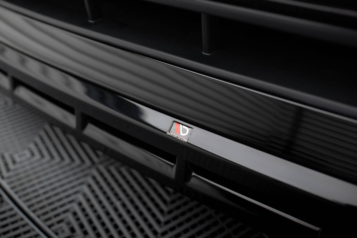 Street+ Spoilerlippe Front Ansatz passend für Audi SQ8 / Q8 S-Line Mk1 Facelift schwarz Hochglanz – Ansicht 5