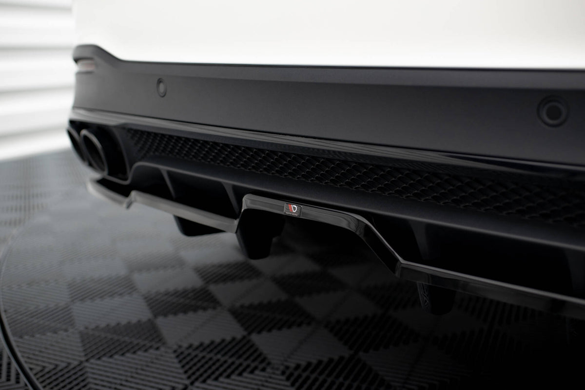 Street+ Mittlerer Diffusor RACE passend für Mercedes-AMG GLE 53 / 63 W167 / W167 Facelift schwarz Hochglanz – Ansicht 6