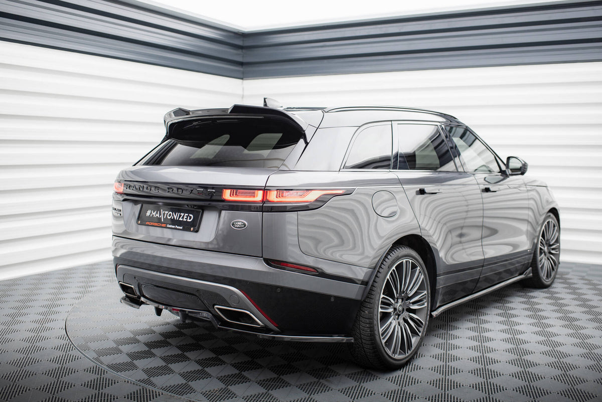 Street+ Mittlerer Diffusor RACE passend für V.1 Land Rover Range Rover Velar R-Dynamic Mk1 schwarz Hochglanz – Ansicht 4