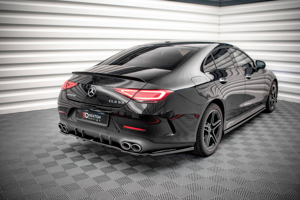 Street+ Mittlerer Diffusor RACE passend für Mercedes-AMG CLS 53 C257 schwarz Hochglanz – Ansicht 1