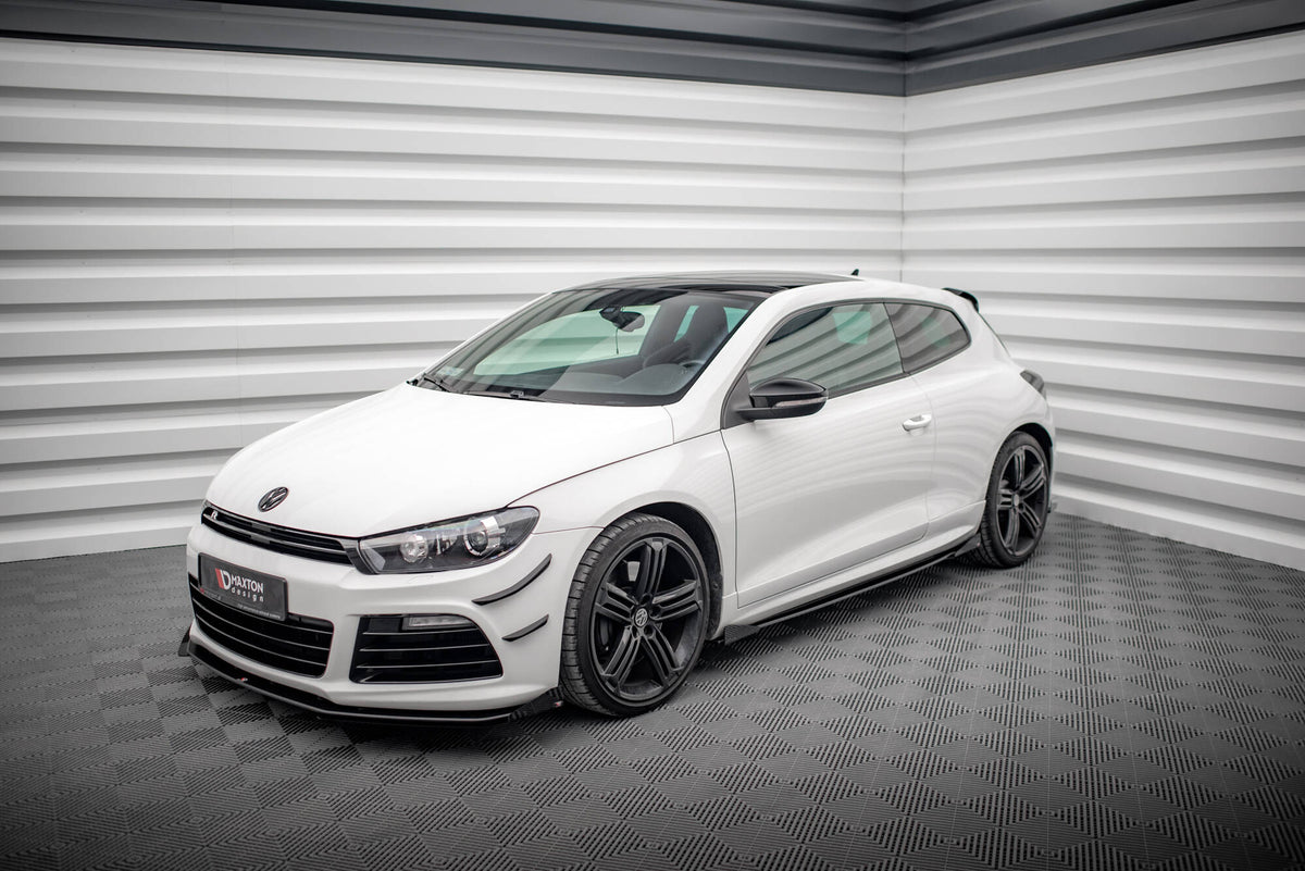 Seitenschweller Flaps passend für VW Scirocco R Mk3 schwarz Hochglanz – Ansicht 4