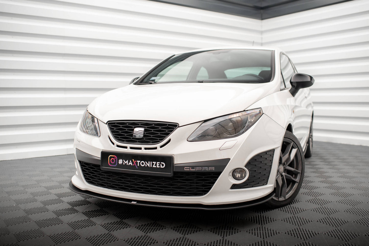 Street Pro Street+ Spoilerlippe Front Ansatz passend für Seat Ibiza Sport Coupe Mk4 – Ansicht 3