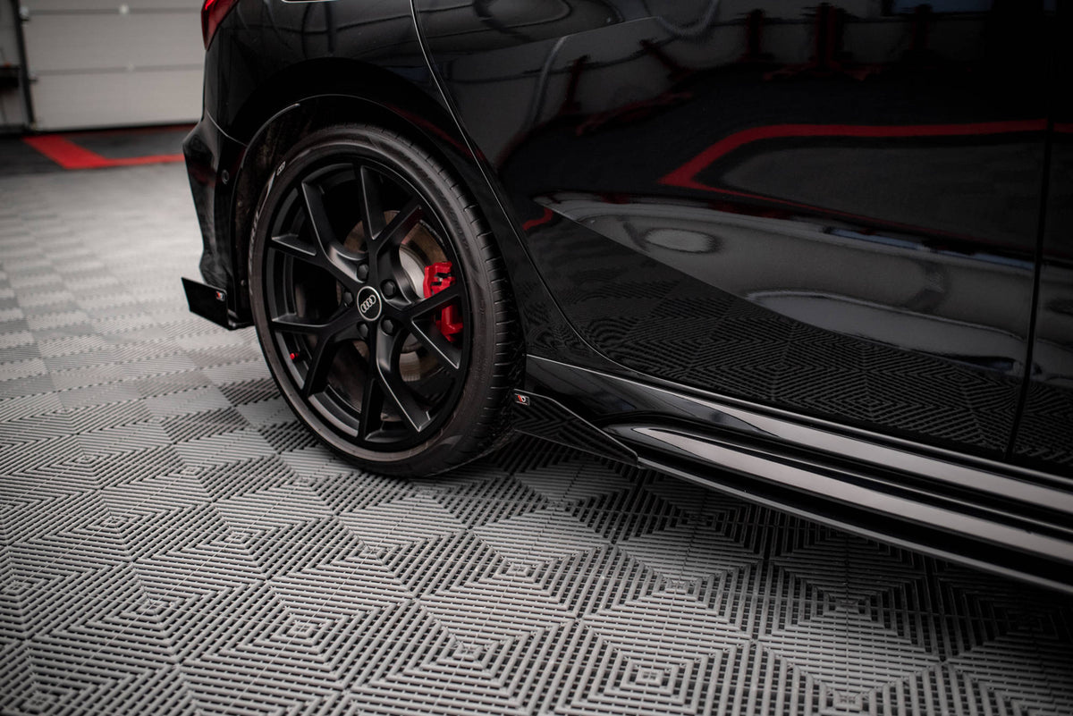 Seitenschweller Flaps passend für Audi RS3 Sportback 8Y schwarz Hochglanz – Ansicht 4