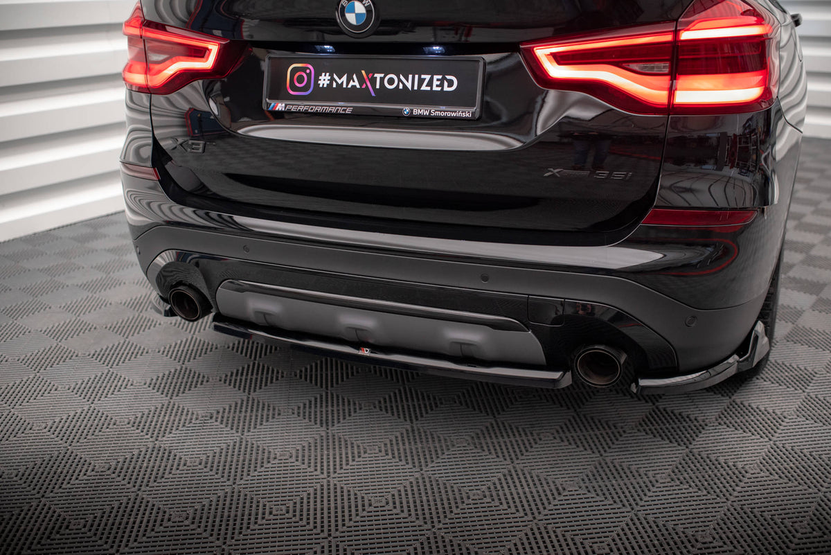 Heckansatz BMW X3 G01 schwarz Hochglanz – Ansicht 1