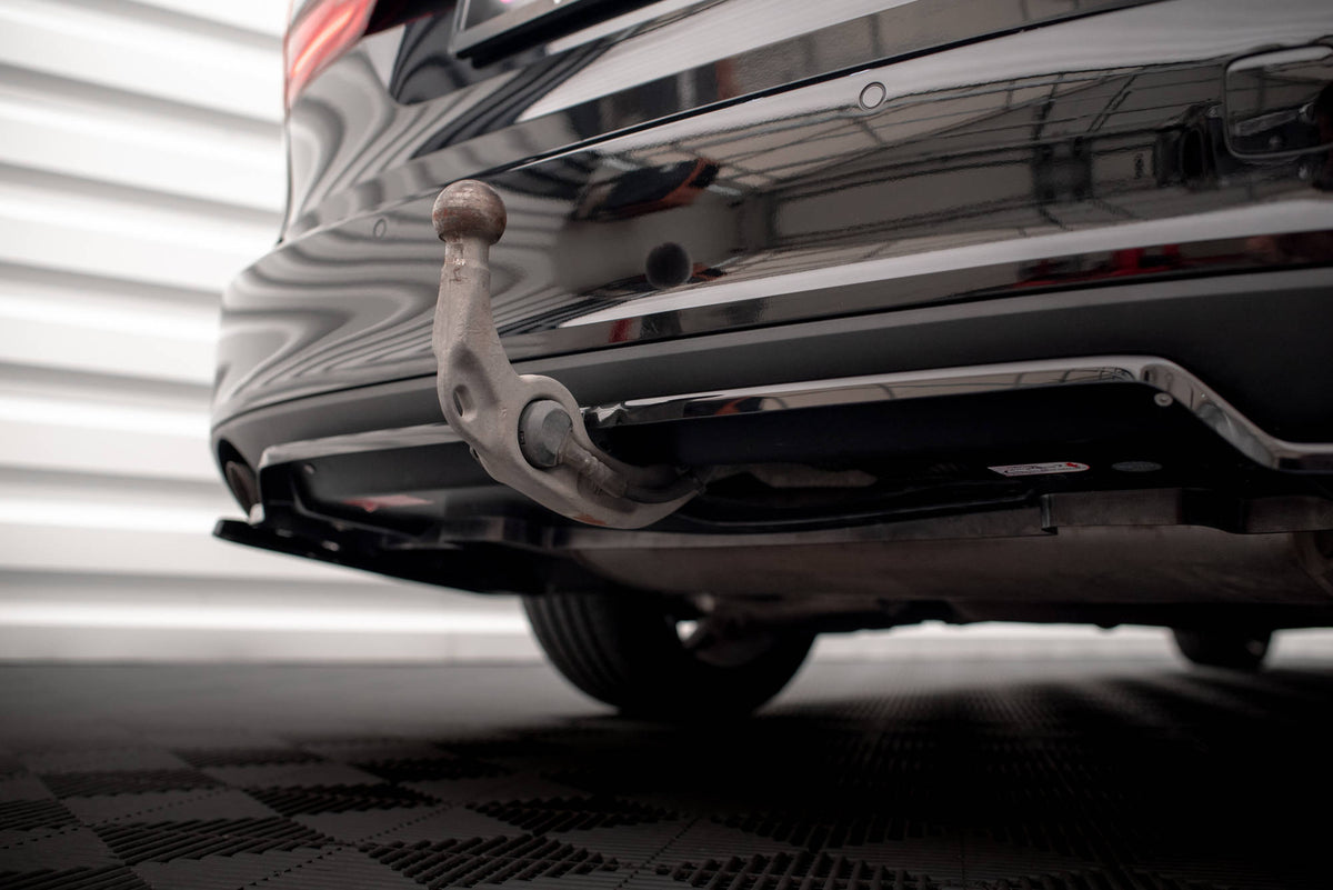 Street+ Mittlerer Diffusor RACE V.2 passend für Volvo V90 Mk2 schwarz Hochglanz – Ansicht 3