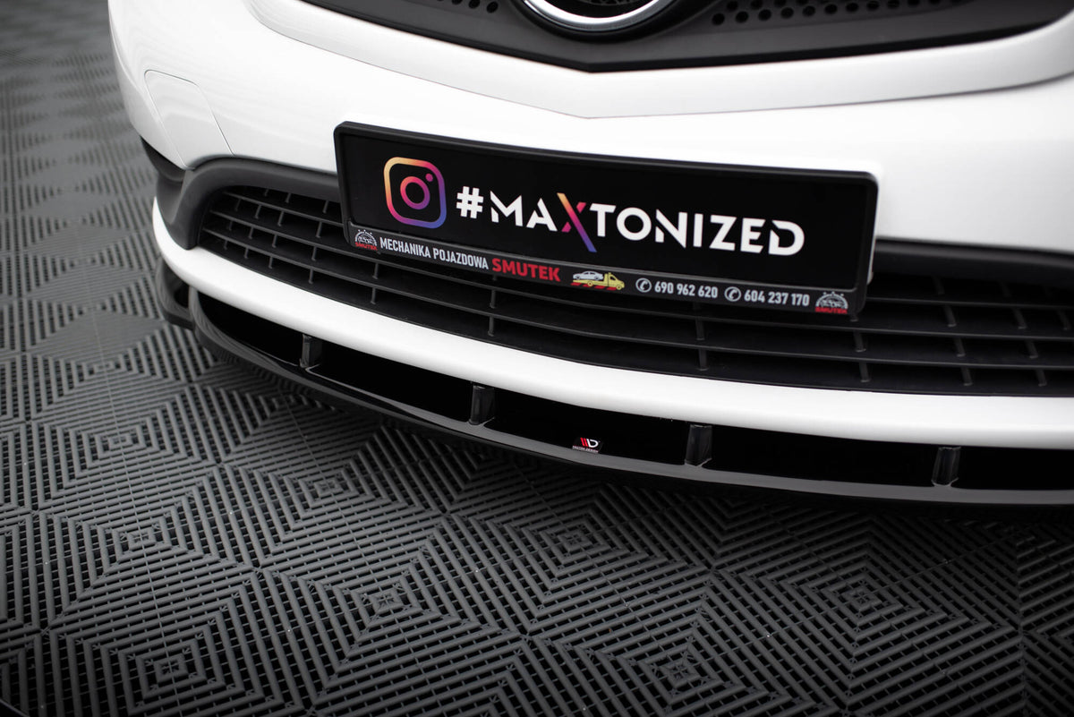 Street+ Spoilerlippe Front Ansatz passend für Mercedes-Benz Citan W415 schwarz Hochglanz – Ansicht 3
