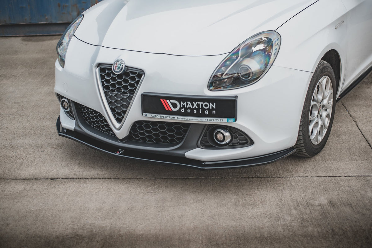 Street+ Spoilerlippe Front Ansatz V.2 passend für Alfa Romeo Giulietta  schwarz Hochglanz – Ansicht 1