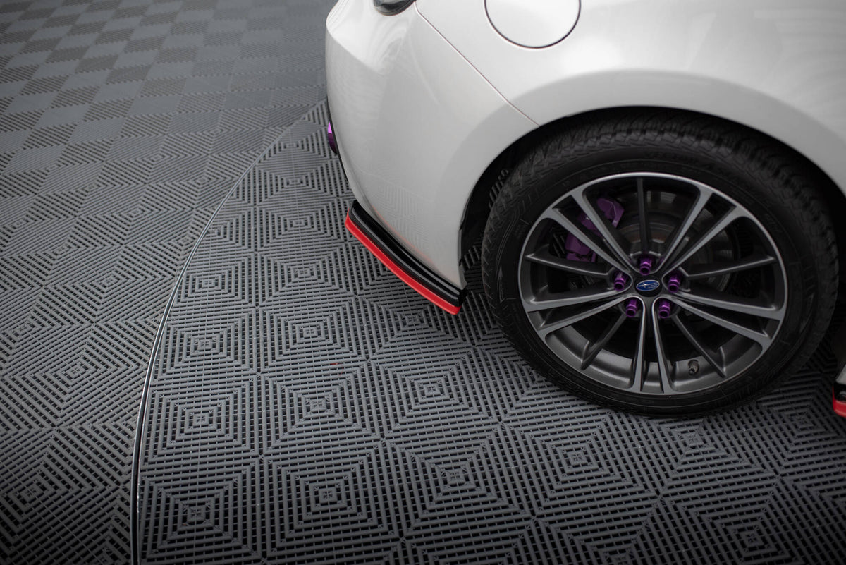 Heck Ansatz Flaps Diffusor V.2 passend für Subaru BRZ Mk1 / Mk1 Facelift schwarz Hochglanz – Ansicht 3