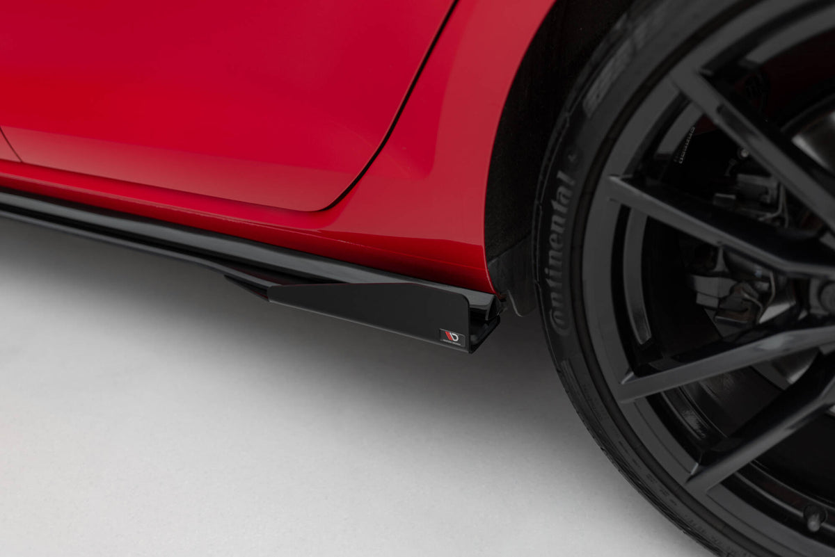 Seitenschweller Flaps passend für VW Golf R / R-Line Mk7 Facelift schwarz Hochglanz – Ansicht 6