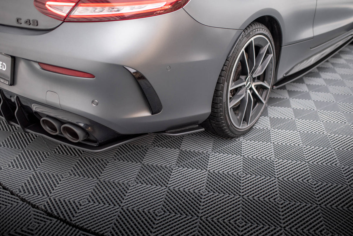 Street Pro Heck Ansatz Flaps Diffusor passend für Mercedes-AMG C43 Coupe / Cabrio C205  Facelift / A205 Facelift – Ansicht 3