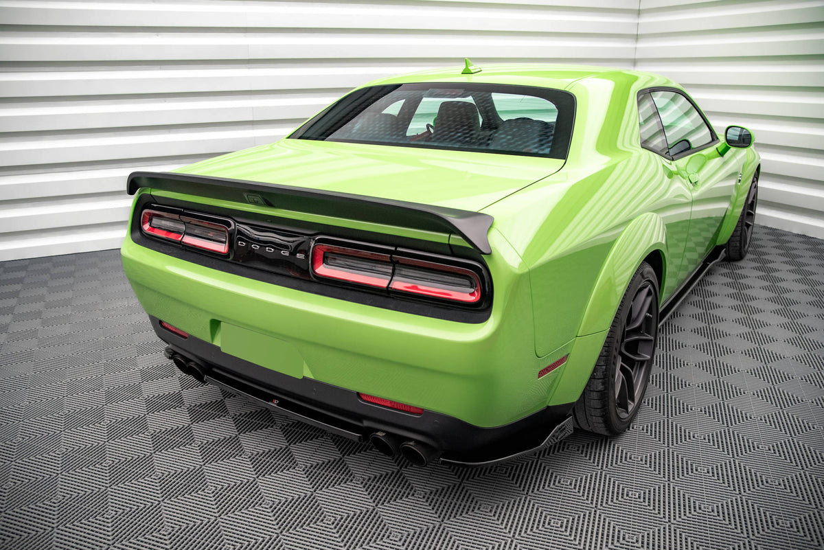 Heckansatz Dodge Challenger SRT Hellcat Widebody Mk3 schwarz Hochglanz – Ansicht 1