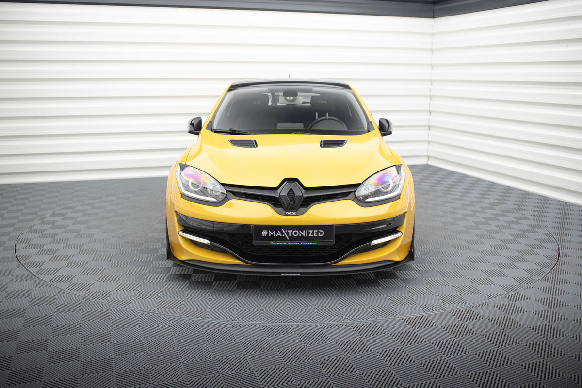 Racing Street+ Spoilerlippe Front Ansatz passend für RENAULT MEGANE MK3 RS – Ansicht 3