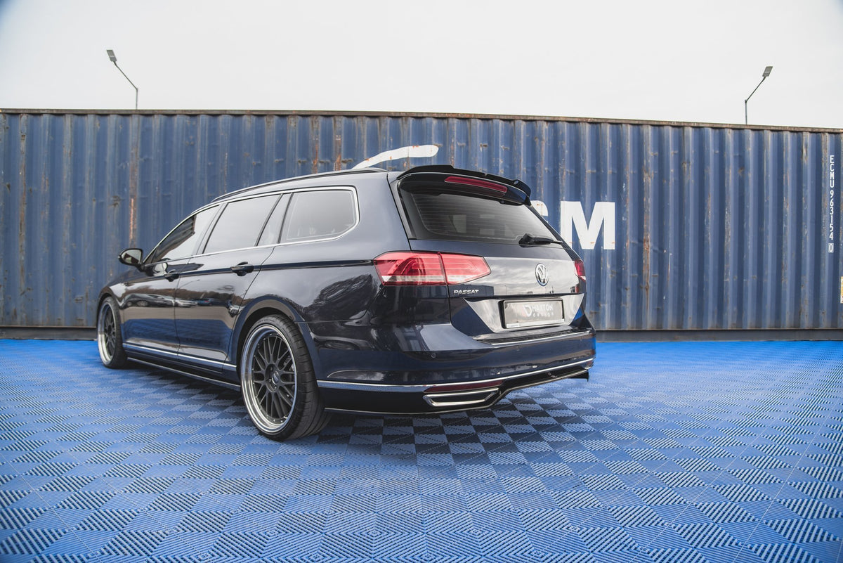 Heckansatz VW Passat B8 schwarz Hochglanz – Ansicht 4
