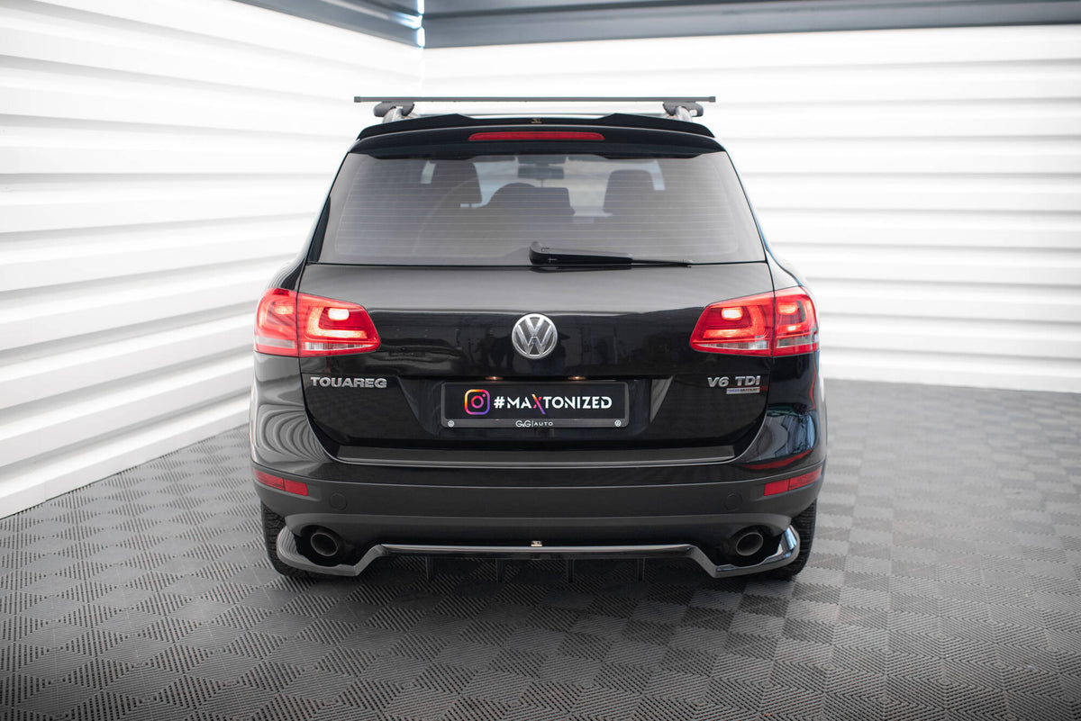 Heckspoiler Lippe VW Touareg Mk2 schwarz Hochglanz – Ansicht 1