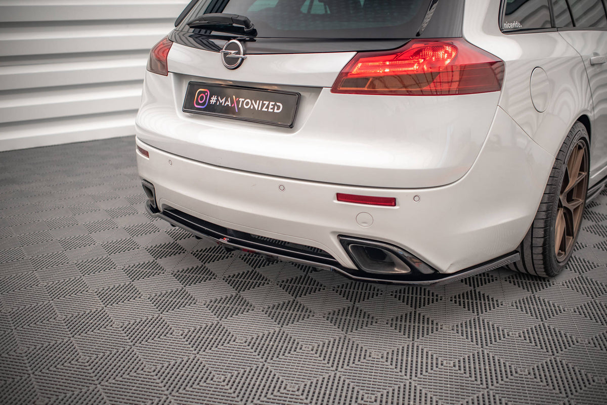 Street+ Mittlerer Diffusor RACE passend für Opel Insignia OPC Mk1 schwarz Hochglanz – Ansicht 3