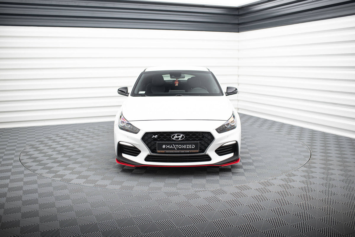 Street+ Spoilerlippe Front Ansatz passend fürs Hyundai I30 N Mk3 Hatchback / Fastback – Ansicht 1