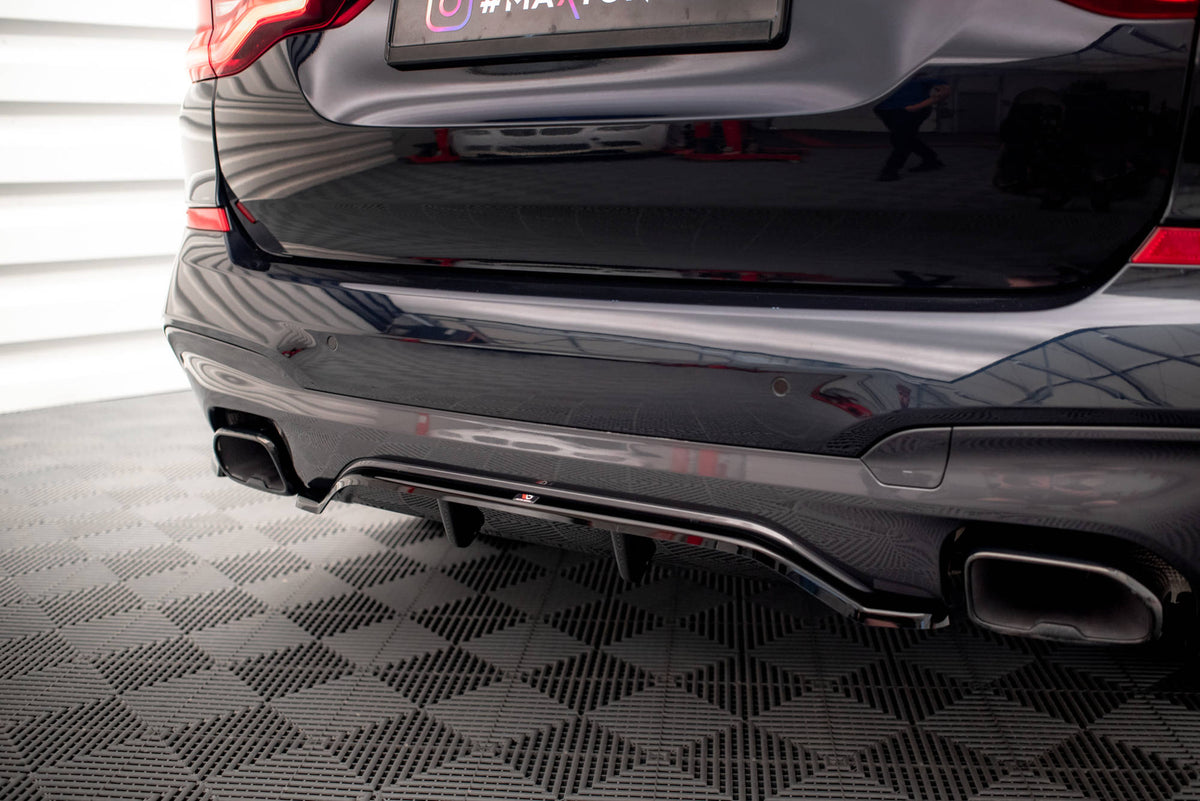 Street+ Mittlerer Diffusor RACE passend für BMW X3 M40i / M40d G01 schwarz Hochglanz – Ansicht 5