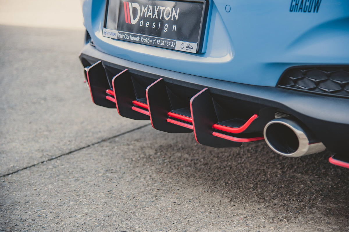 Robuste Racing Heckschürze V.2 passend für Hyundai I30 N Mk3 Hatchback – Ansicht 9