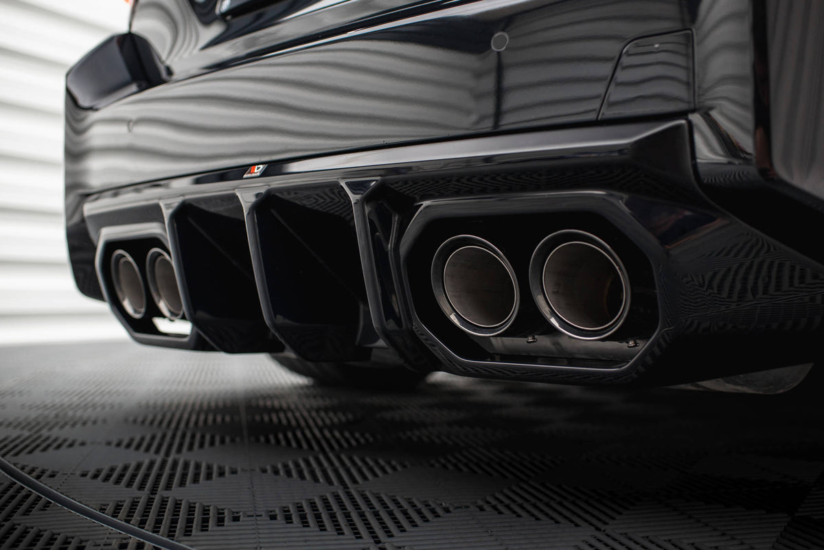 Diffusor Heck Ansatz V.2 passend für BMW M2 G87 schwarz Hochglanz – Ansicht 9