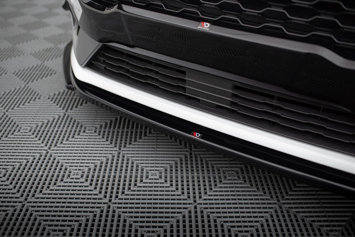 Street+ Spoilerlippe Front Ansatz V.4 passend für Ford Fiesta Mk8 ST / ST-Line schwarz Hochglanz – Ansicht 3