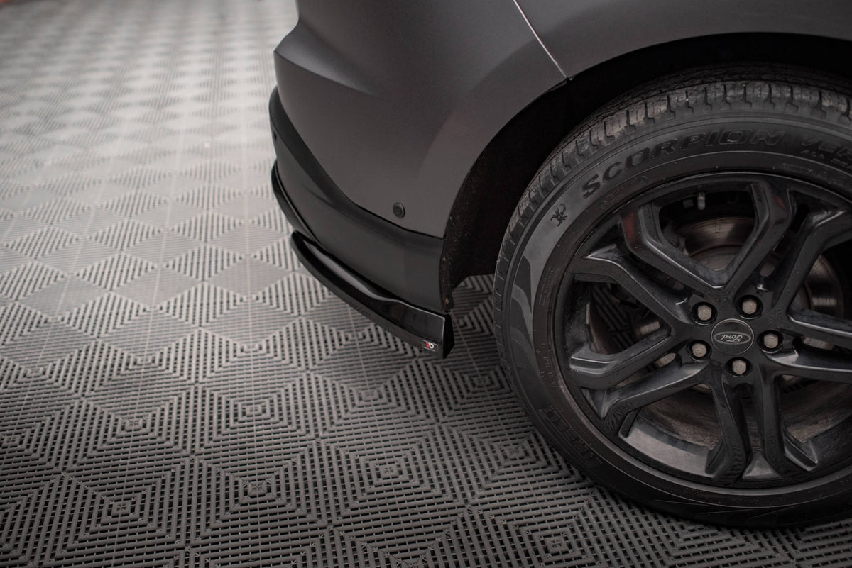 Heck Ansatz Flaps Diffusor V.2 passend für Ford Edge Mk2 schwarz Hochglanz – Ansicht 4