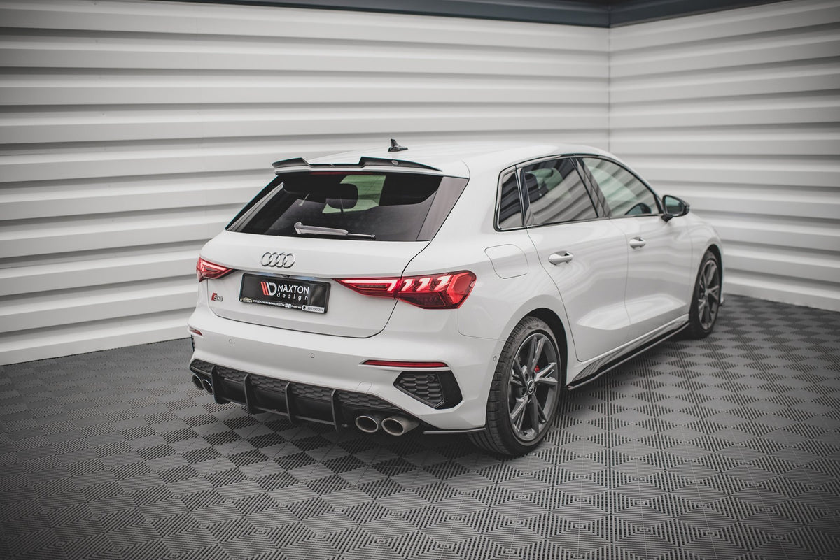 Heckspoiler Lippe V.1 Audi RS3 / S3 / A3 S-Line Sportback 8Y schwarz Hochglanz – Ansicht 1