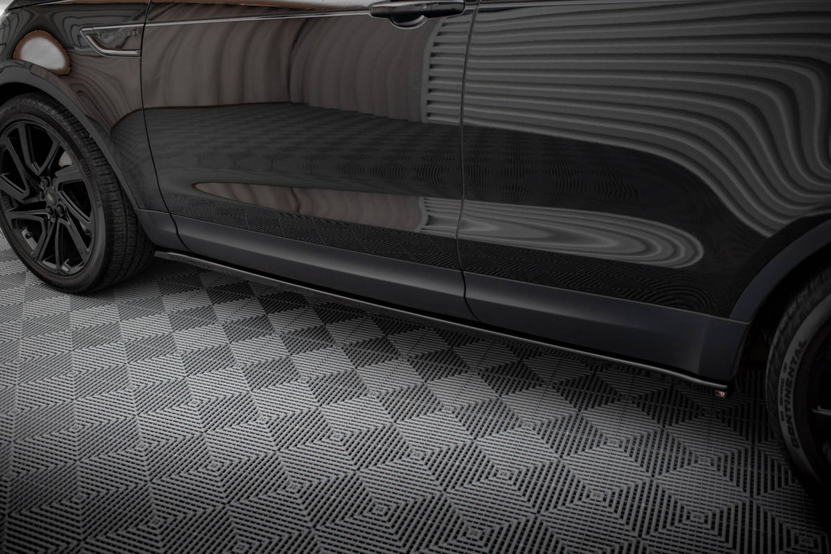 Street+ Seitenschweller Leisten passend für Land Rover Discovery HSE Mk5 Facelift schwarz Hochglanz – Ansicht 4