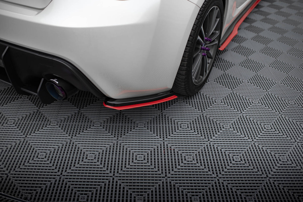Heck Ansatz Flaps Diffusor V.2 passend für Subaru BRZ Mk1 / Mk1 Facelift schwarz Hochglanz – Ansicht 4