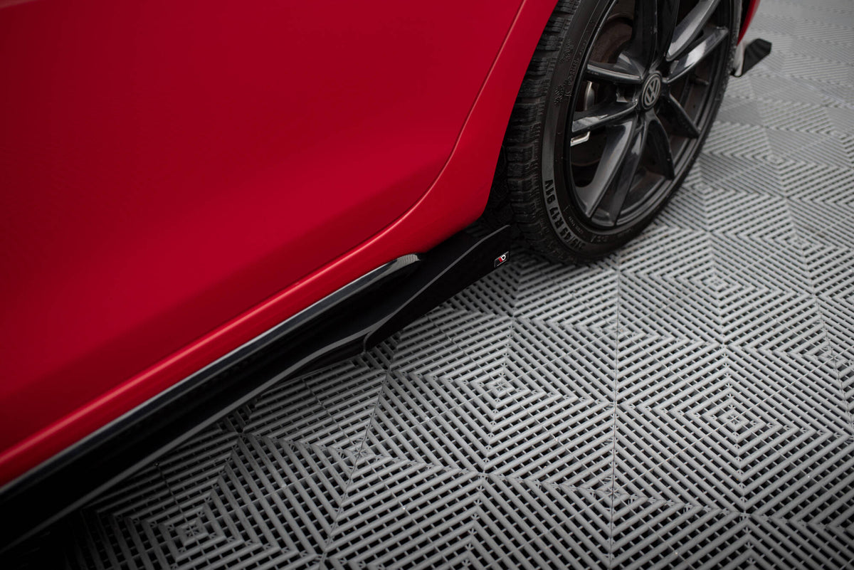 Seitenschweller Flaps passend für VW Golf GTI Mk6 schwarz Hochglanz – Ansicht 4