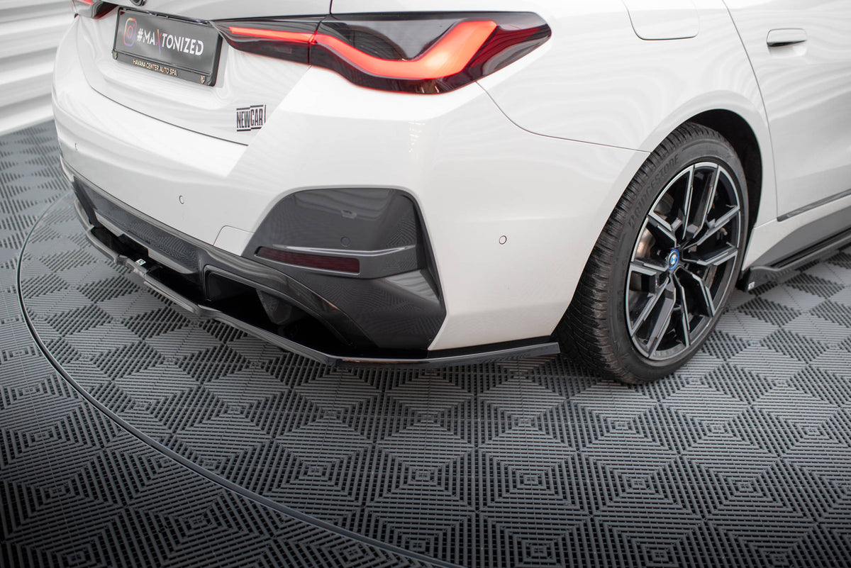 Street+ Mittlerer Diffusor RACE passend für V.1 BMW i4 M-Paket G26 schwarz Hochglanz – Ansicht 3