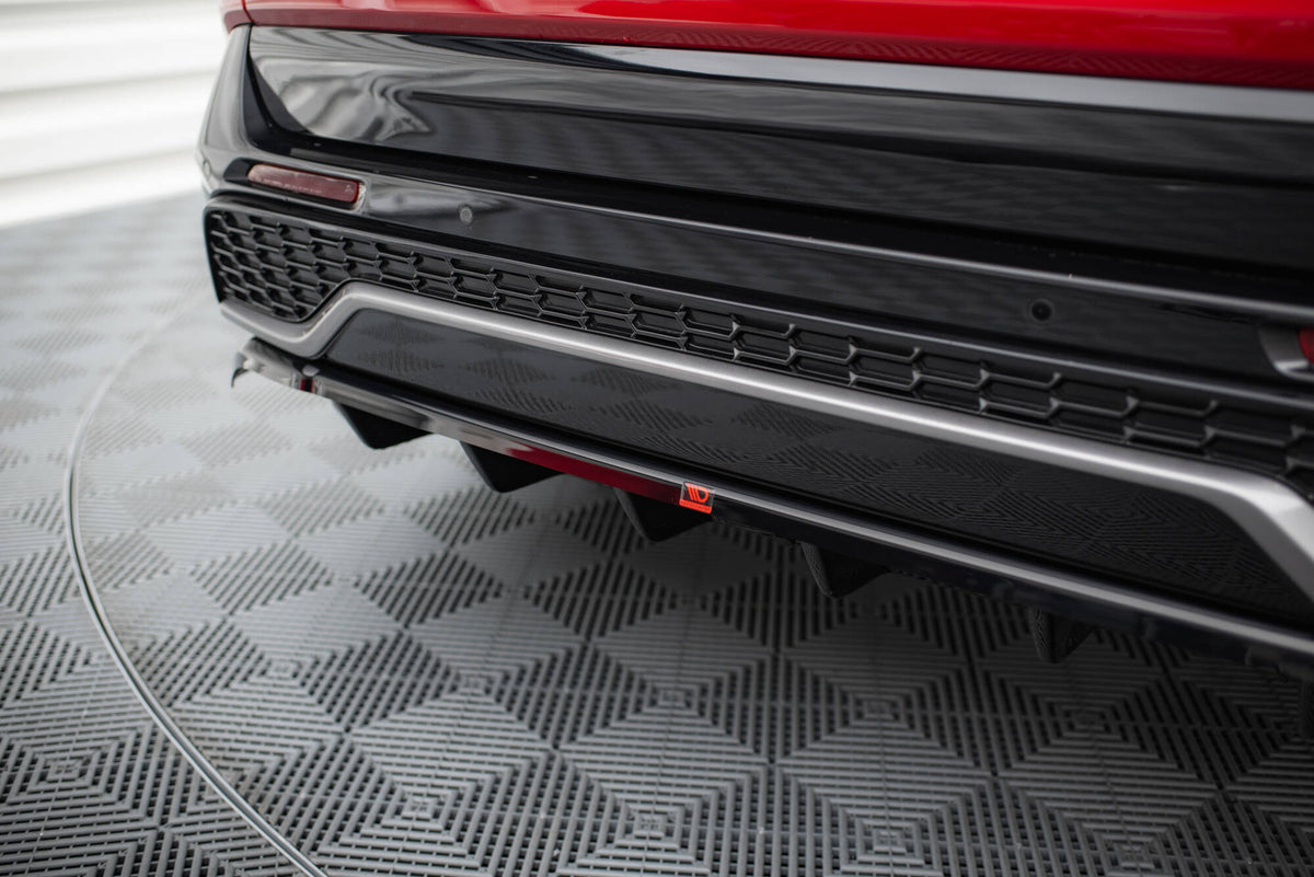 Street+ Mittlerer Diffusor RACE passend für Toyota RAV4 GR Sport Mk5 schwarz Hochglanz – Ansicht 3