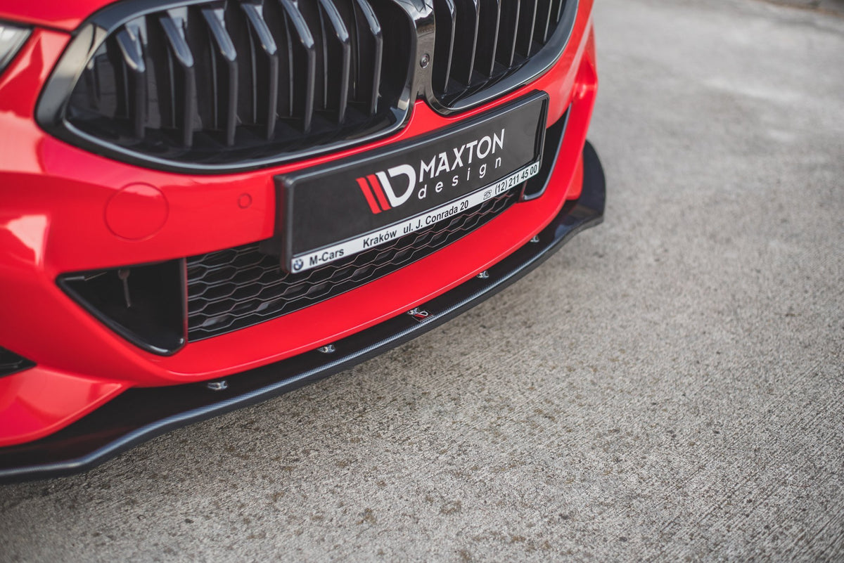 Street+ Spoilerlippe Front Ansatz V.1 passend für BMW 8 Coupe G15 / 8 Gran Coupe M Paket G16 schwarz Hochglanz – Ansicht 3