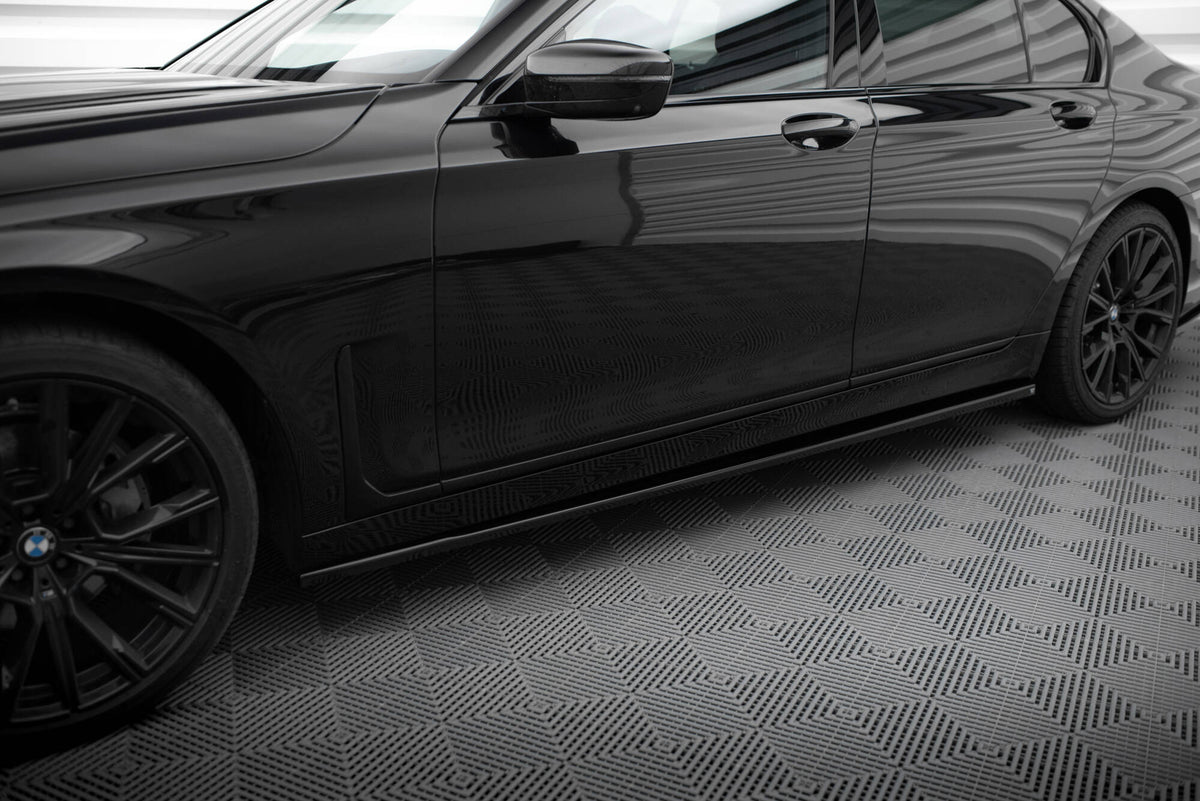 Street+ Seitenschweller Leisten passend für BMW 7 G11  schwarz Hochglanz – Ansicht 3