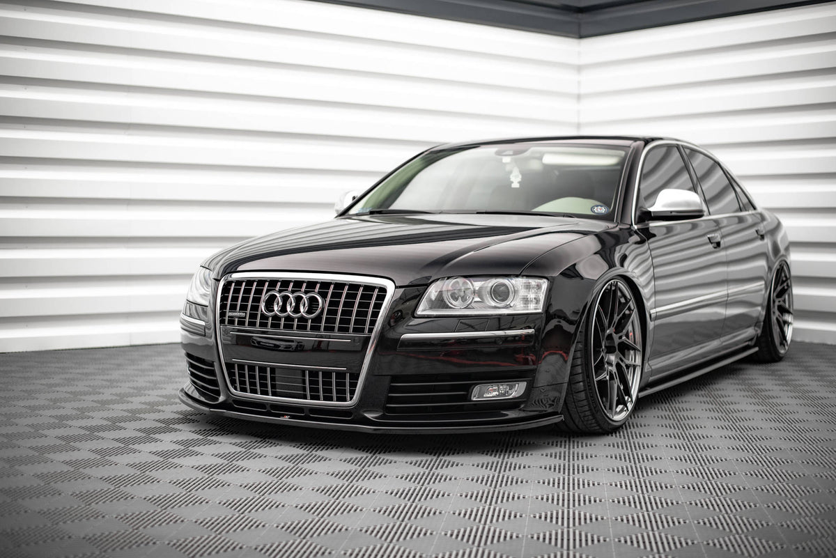 Street+ Seitenschweller Leisten passend für Audi S8 D3 schwarz Hochglanz – Ansicht 3