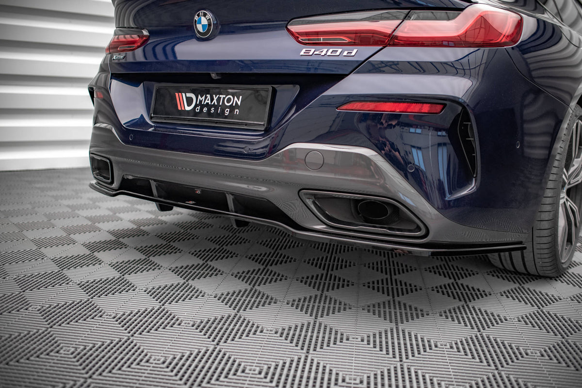 Street+ Mittlerer Diffusor RACE passend für BMW 8 Gran Coupe M-Paket G16 schwarz Hochglanz – Ansicht 1