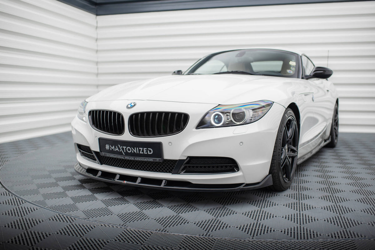 Street+ Spoilerlippe Front Ansatz V.1 passend für BMW Z4 E89 schwarz Hochglanz – Ansicht 3