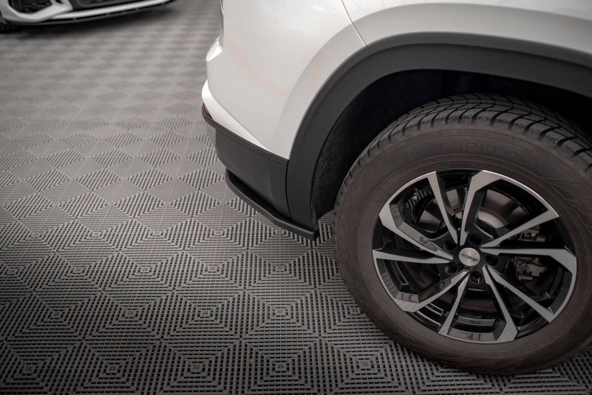 Heck Ansatz Flaps Diffusor passend für VW Atlas Cross schwarz Hochglanz – Ansicht 4