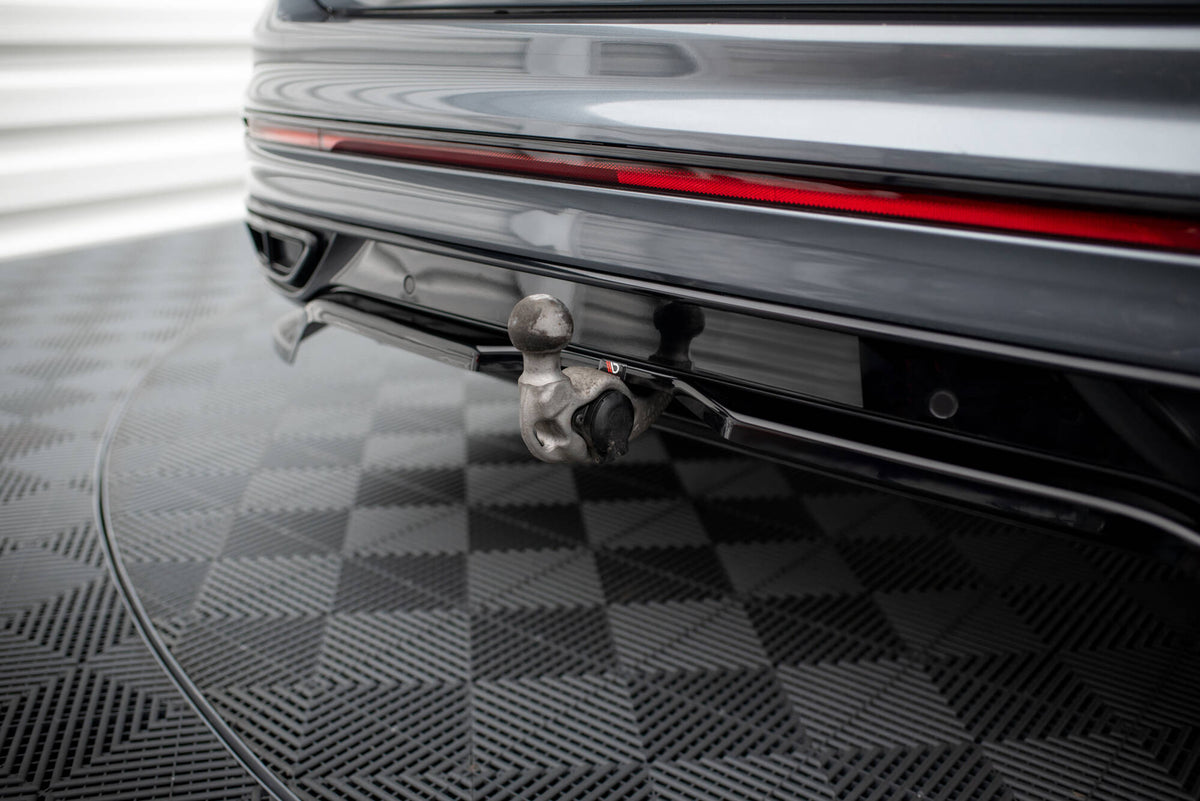 Street+ Mittlerer Diffusor RACE passend für VW Tiguan Allspace R-Line Mk2 Facelift schwarz Hochglanz – Ansicht 5