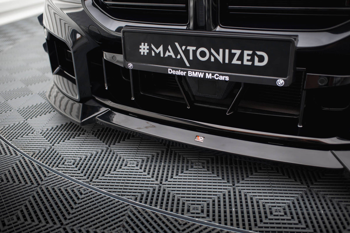 Street+ Spoilerlippe Front Ansatz V.2 passend für BMW M2 G87 schwarz Hochglanz – Ansicht 4