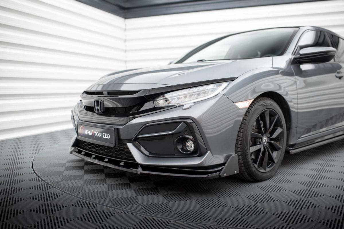 Street+ Spoilerlippe Front Ansatz + Flaps passend für Honda Civic Sport Mk 10 – Ansicht 4