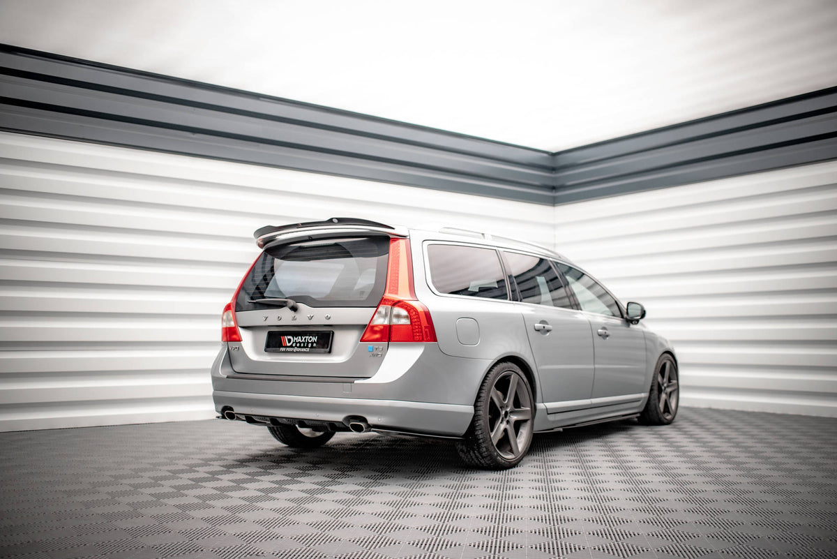Heckspoiler Lippe V.2  Volvo V70 Mk3 schwarz Hochglanz – Ansicht 1