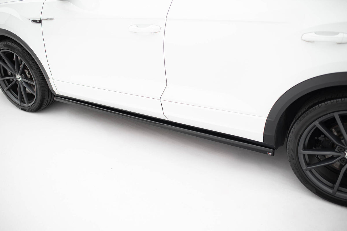 Street+ Seitenschweller Leisten passend für VW T-Roc R / R-Line Mk1  schwarz Hochglanz – Ansicht 5