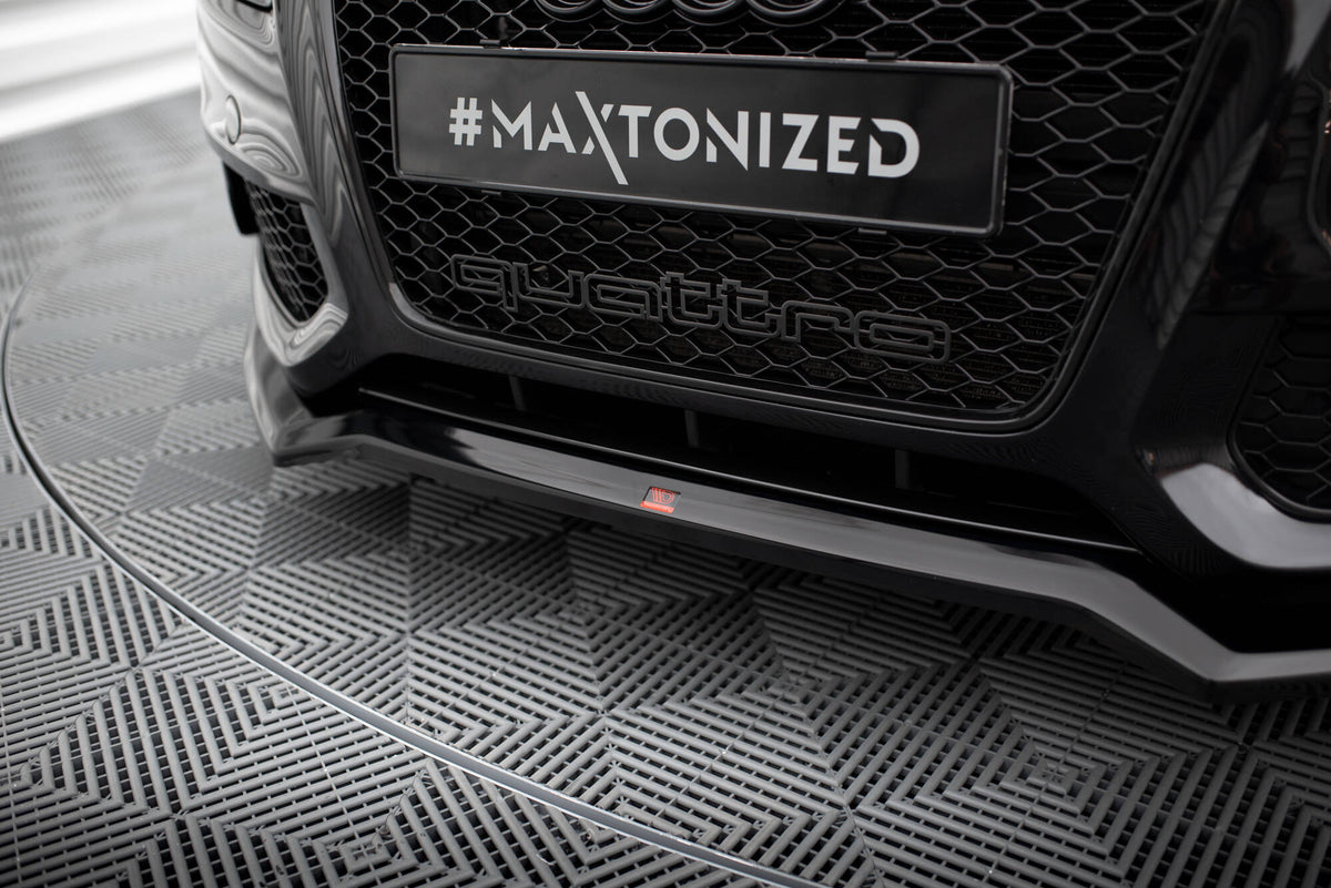 Street+ Spoilerlippe Front Ansatz V.3 passend für Audi S5 / A5 S-Line 8T schwarz Hochglanz – Ansicht 3