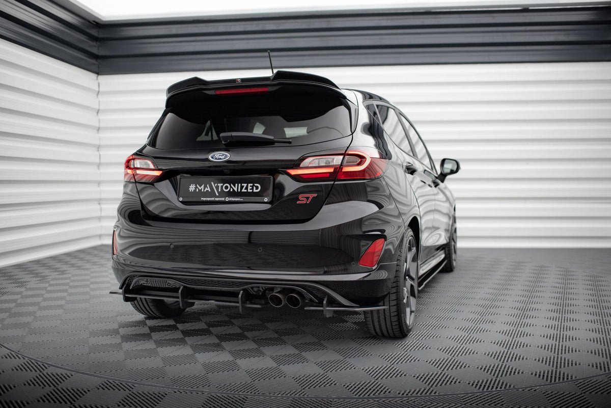 Robuste Racing Diffusor Heck Ansatz passend für Ford Fiesta Mk8 ST – Ansicht 4