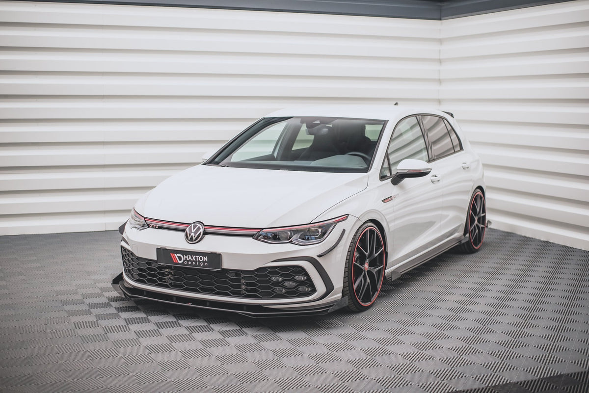 Stoßstangen Flaps Wings vorne Canards passend für VW Golf GTI Mk8 – Ansicht 1
